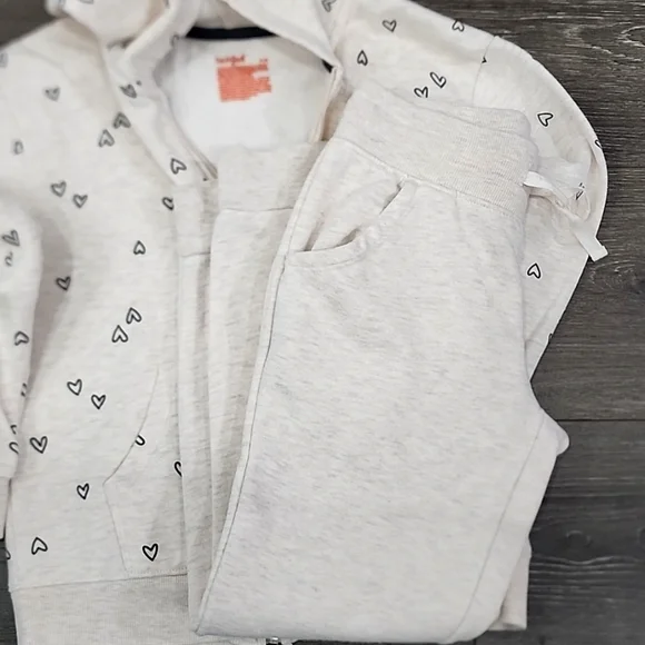 [Bundles] 3-Pack Girls Fleece Hoodie Sweatpants Set Cat&Jack Reebok - Picture 7 of 15